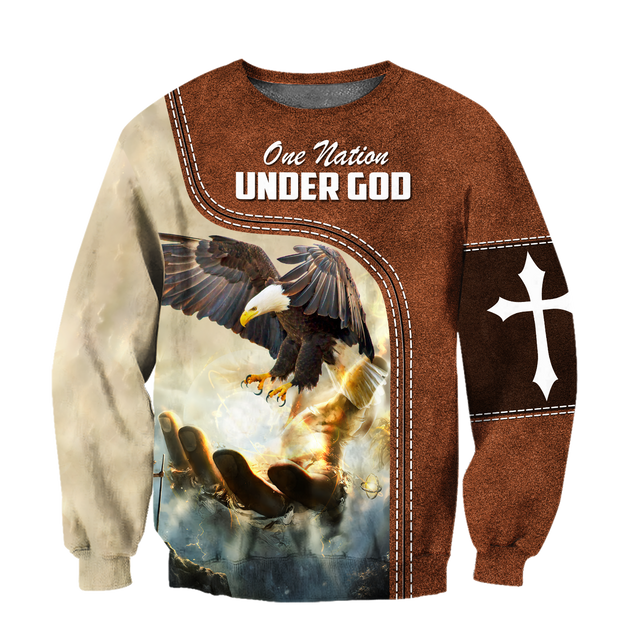 One Nation Under God 3D All Over Printed Shirts