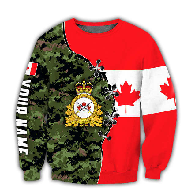 Personalized Name XT Canadian Veteran 3D All Over Printed Clothes NTN17032102