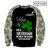 Irish Veterans - Persionalized Name 3D Hoodie Shirt For Men And Women