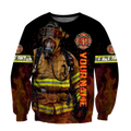 3D All Over Printed Firefighter  Unisex Shirts Custom Name XT