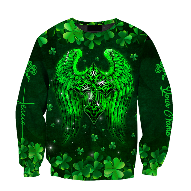 Irish By Blood Custom Name 3D All Over Printed Shirts For Men and Women