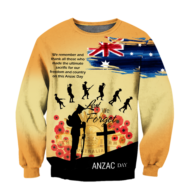 Premium Unisex Hoodie Remember Anzac Day ML