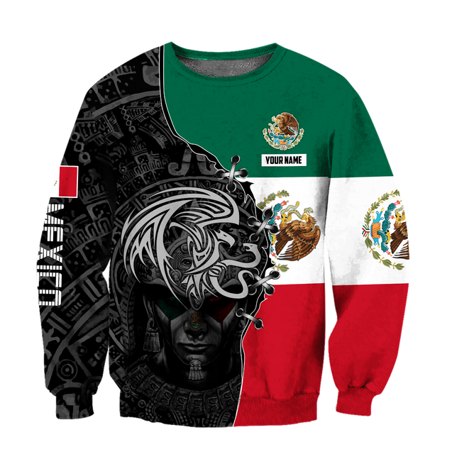 Aztec Mexico Persionalized 3D All Over Printed Unisex Shirts