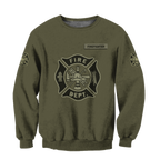 Customize Name Firefighter Hoodie For Men And Women MH27042101