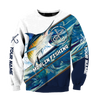 Custom name Marlin Fishing camo 3D print shirts