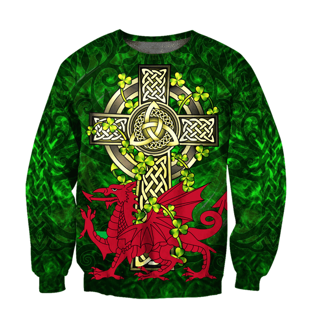 Wales Saint Patrick's Day 3D All Over Printed Shirts For Men And Women TN