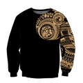 Amazing Polynesian Traditional Tattoo Unisex Deluxe Hoodie ML