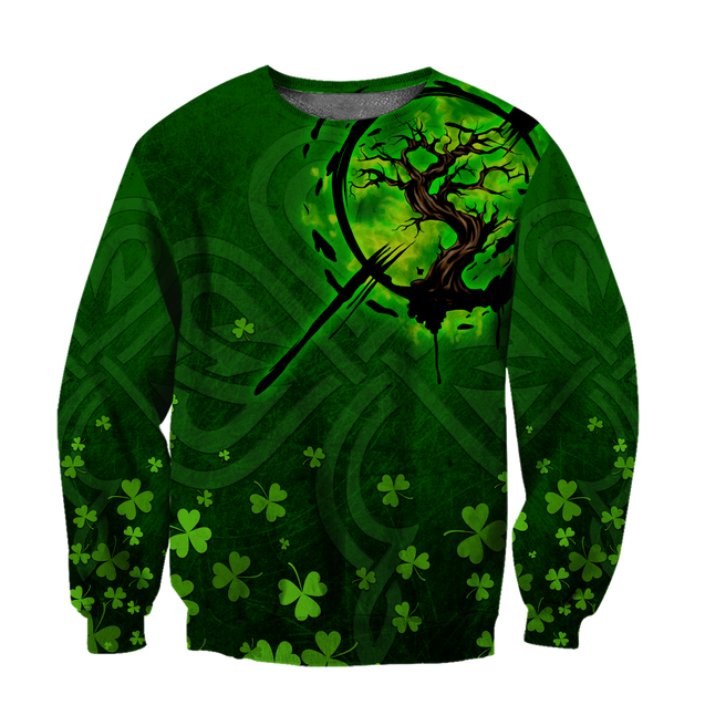 Premium Unisex Hoodie Irish St.Patrick Tree Of Life ML