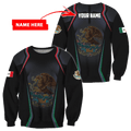 Persionalized Mexico 3D All Over Printed Hoodie