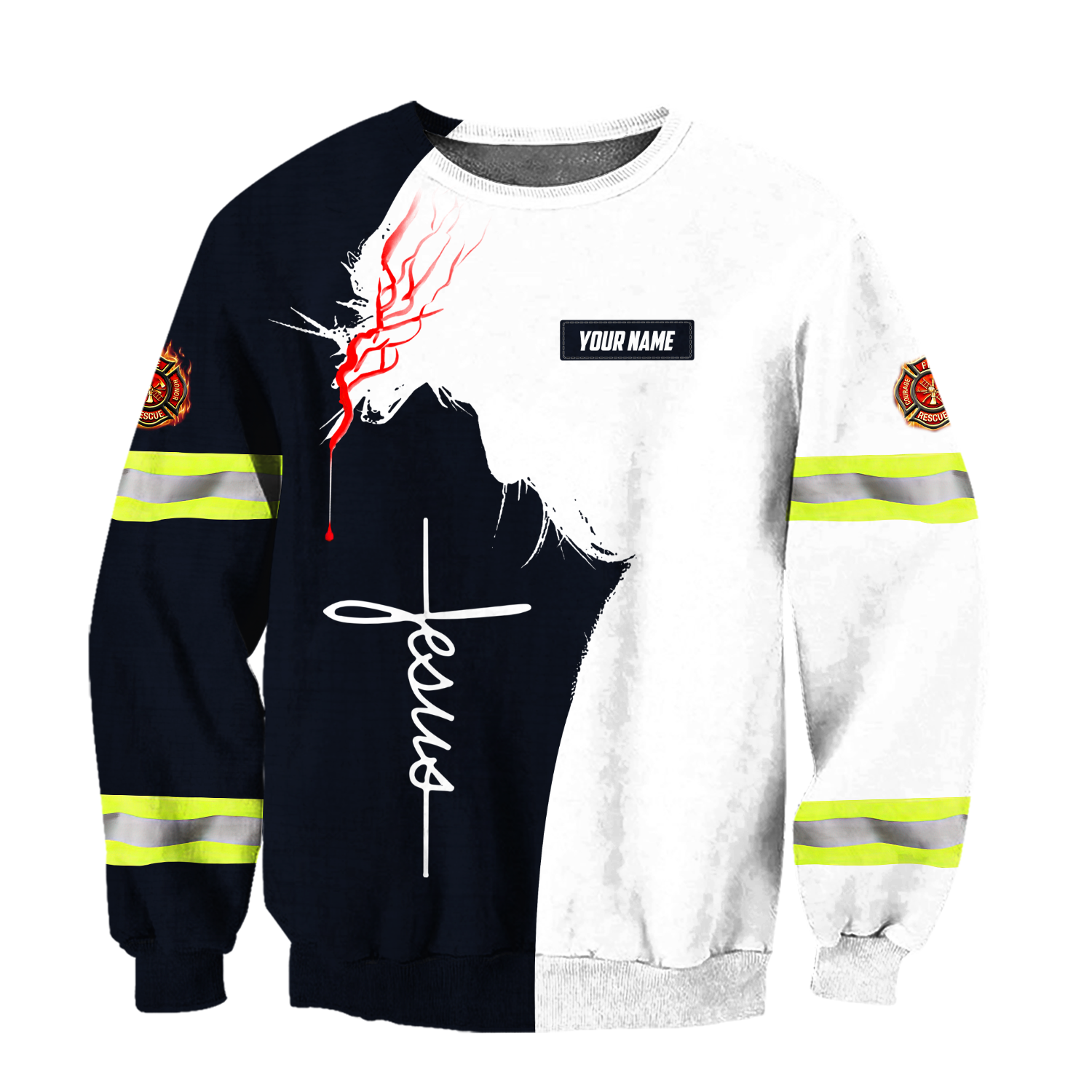 Customize Name Firefighter 3D All Printed Hoodie For Men And Women MH08012003