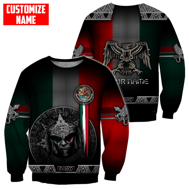 Customized Name Aztec Warrior 3D All Over Printed Unisex Shirts