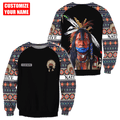 Customized Name Native American 3D All Over Printed Unisex Shirts