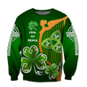 Premium Unisex Hoodie Irish St.Patrick Day The Harp The Shamrock And The Trinity ML