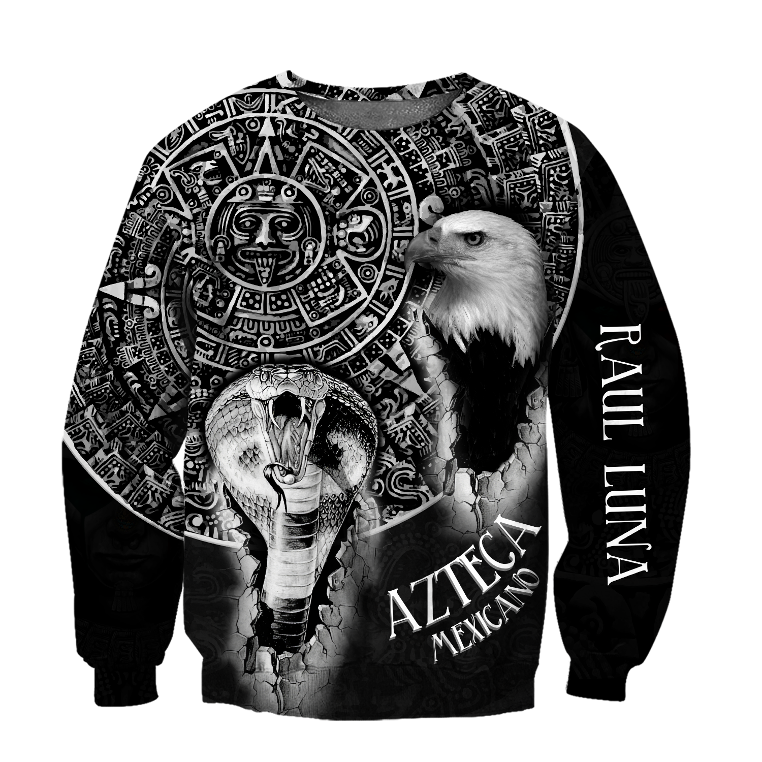 Aztec Mexican Customize 3D All Over Printed Hoodie