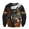 Personalized Name Bull Riding 3D All Over Printed Unisex Shirts Cowboy Ver 2