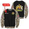 Personalized Name XT Bristish Veteran Coat of Arms 3D Printed Shirts TNA01042105