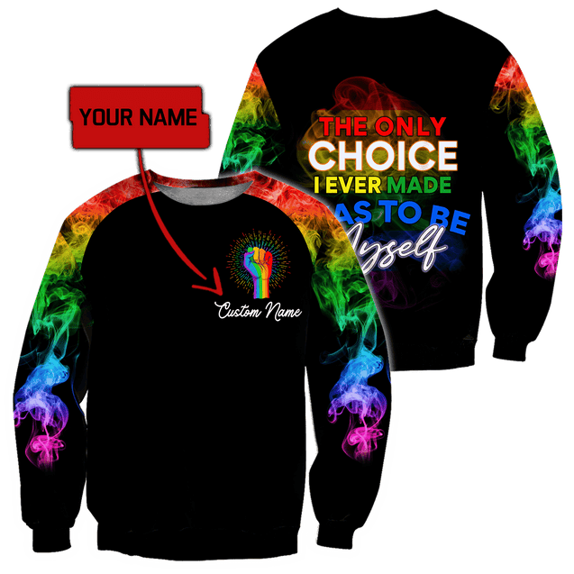 Customize Name LGBT Pride Hoodie For Men And Women DD20052103