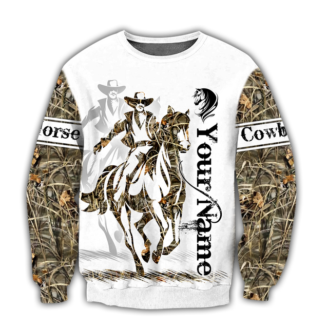 Personalized Name Rodeo 3D All Over Printed Unisex Shirts Cowboy Tattoo Ver 2