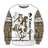 Personalized Name Rodeo 3D All Over Printed Unisex Shirts Cowboy Tattoo Ver 2