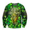 Customize Name Clover Cross Patrick's Day Hoodie For Men And Women MH02022103