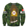 Personalized Name XT Canadian Army Pullover 3D All Over Printed Shirts DA11032106