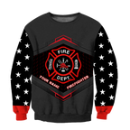 Customize Name Firefighter Hoodie For Men And Women MH22032102