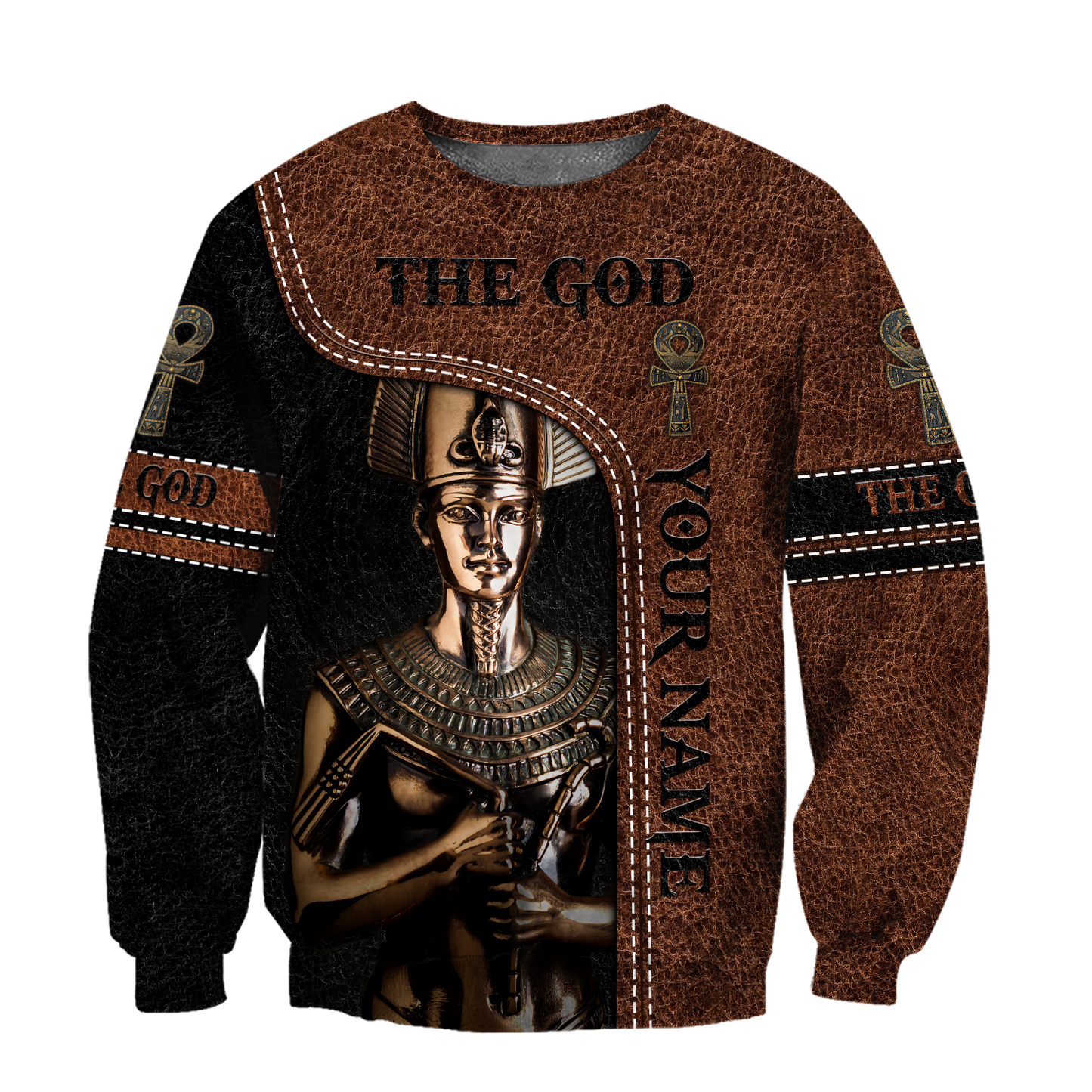Custom name Pharaoh The God Ancient Egypt 3D design print shirts