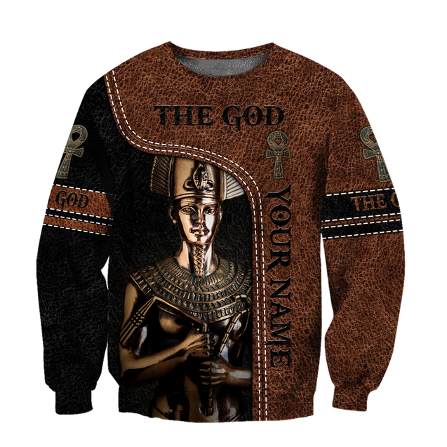 Custom name Pharaoh The God Ancient Egypt 3D design print shirts