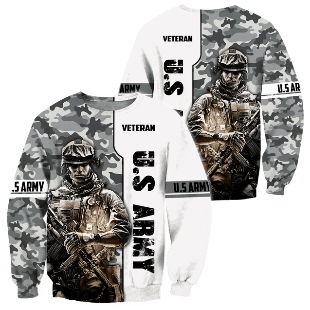 US Army Veteran 3D All Over Printed Hoodie HHT24052104