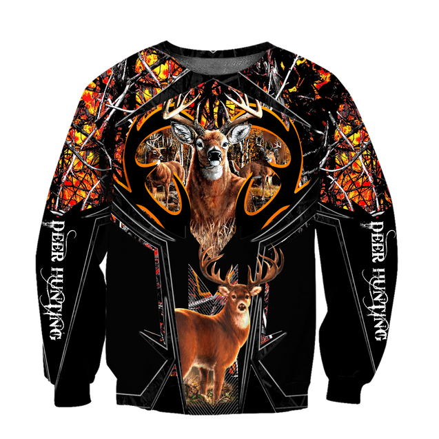 Deer Hunting Camo 3D Hoodie Shirt For Men And Women LAM