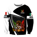 Personalized Name Mexico 3D All Over Printed Unisex Shirts