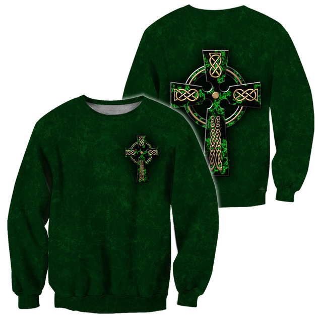 Irish St.Patrick day 3d hoodie shirt for men and women