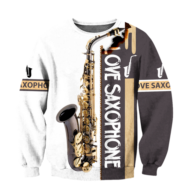 Saxophone Musical Instrument 3D All Over Printed Shirts For Men And Women