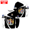 New Zealand Aotearoa Coat Of Arm Army Camou Personalize 3D Unisex Hoodie