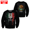 Customized Name Coat Of Arms Mexico 3D All Over Printed Unisex Shirts