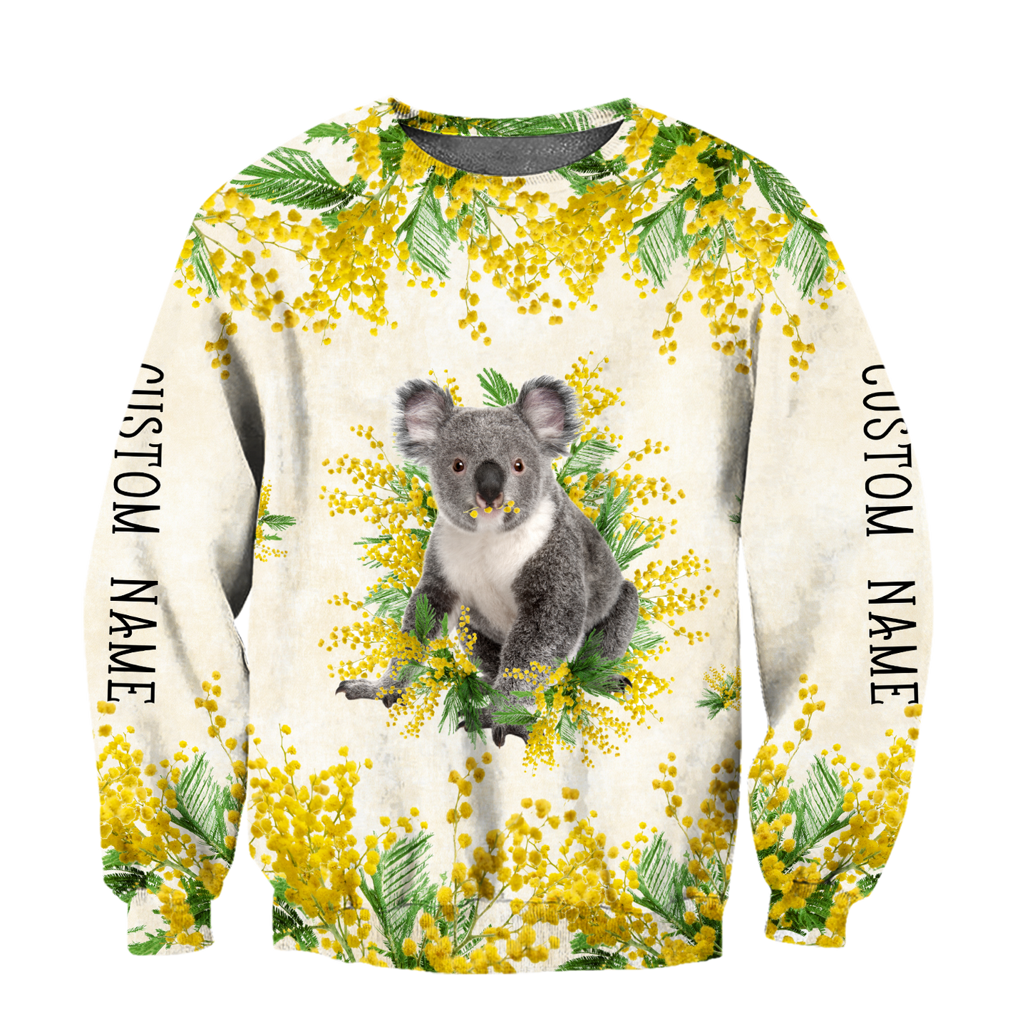 Custom name Australia Koala Golden Wattle Shirts