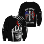One Nation Under God 3D All Over Printed Unisex Shirts