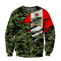 Canadian Air Force Veteran 3D All Over Printed Shirts PD10032102