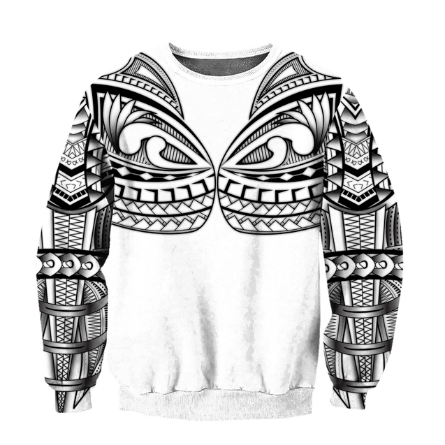 Amazing Polynesian Tattoo Deluxe Hoodie ML