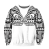 Amazing Polynesian Tattoo Deluxe Hoodie ML