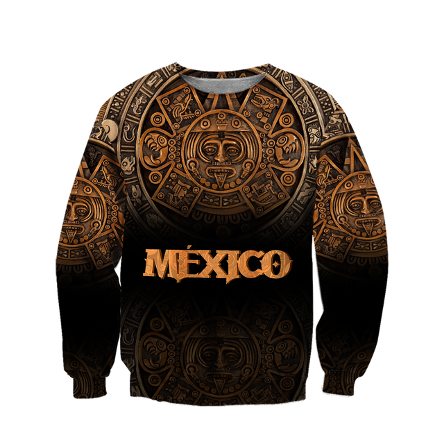 Aztec Mexico Hoodie Personalized 3D All Over Printed Shirts VP06032101