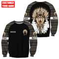 Customized Name Native American 3D All Over Printed Unisex Shirts