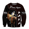 Customize Name Bull Riding 3D All Over Printed Unisex Shirts