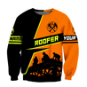 Roofer Man - Personalized Name 3D Hoodie Shirt LAM