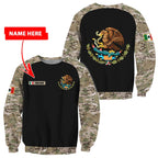 Mexico Coat Of Arms no02 Personalized Name 3D Unisex Hoodie