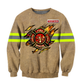 Customize Name Firefighter Hoodie For Men And Women MH22032102