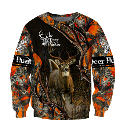Deer Hunter 3D Hoodie Shirt For Men And Women LAM
