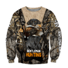 Hunting Dog 3D Over Printed Unisex Deluxe Hoodie ML