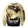 One Nation Under God  3D All Over Printed Unisex Shirts