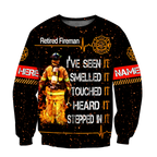 Customize Name Retired Firefighter Hoodie For Men And Women TNA19032102